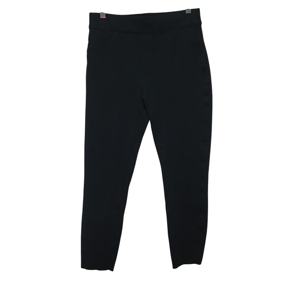 SPANX Pants - Spanx Smoothing Ponte Knit High Rise Leggings Women's Medium Black Office Mod